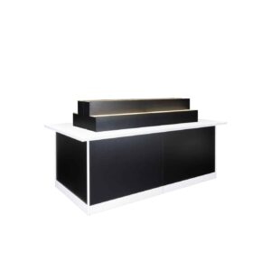 Buffetinsel Standard schwarz und weiss
